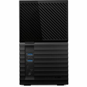 WD My Book Duo WDBFBE0440JBK-EESN 44 TB Desktop Hard Drive - External - Storage System Device Supported - USB 3.2 (Gen 1) 