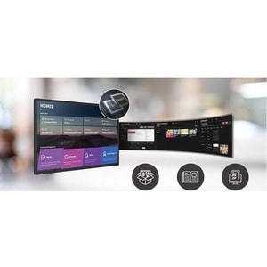 LG 32SM5DJ-B 812.80 mm LCD Digital Signage Display - 24 Hours/7 Days Operation - In-plane Switching (IPS) Technology - 8 G
