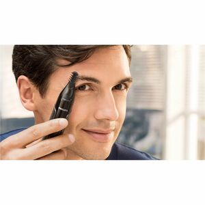 Trimmer Philips NT3650 - Grigio, Nero - x Acciaio inox Lame - senza filo - Batteria Fonte di alimentazione - Per Naso