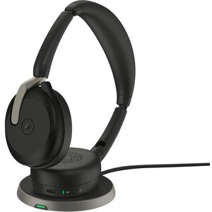 Jabra Evolve2 65 Flex Sem fios Na orelha Estéreo Fone de ouvido - Binaural - Supra-aural - 3000 cm - Bluetooth - 20 Hz par
