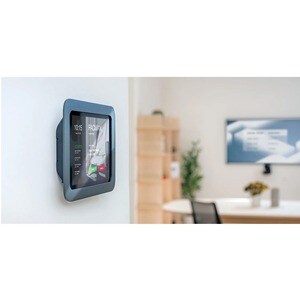 Heckler Design Wall Mount for iPad mini (6th Generation), Gang Box, Network Adapter - Black Gray - Powder Coated Steel, Po