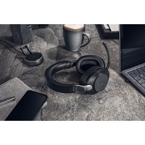 JABRA EVOLVE2 85 HEADSET  USB-C UC STEREO PRETO,C/LINK380C, STAND