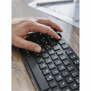 CHERRY KW X ULP Keyboard - Wired/Wireless Connectivity - USB Type A Interface - RGB LED - English (US) - Black - Mechanica