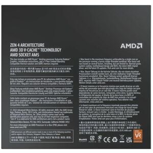 AMD Ryzen 7 7000 7800X3D Octa-core (8 Core) 4.20 GHz Processor - OEM Pack - 96 MB L3 Cache - 8 MB L2 Cache - 64-bit Proces