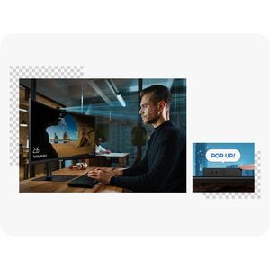Samsung ViewFinity S6 S34C654VAN 34" Class Webcam UW-QHD Curved Screen LCD Monitor - 21:9 - Black - 34" Viewable - Vertica