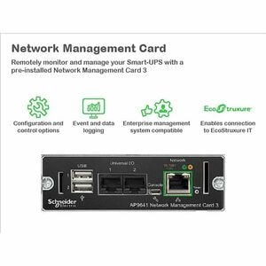 APC Smart-UPS, Line Interactive, 1500VA, Tower, 120V, 8x NEMA 5-15R outlets, SmartConnect Port+Network Card, AVR, LCD - To