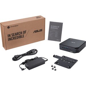 Asus Chromebox 4 CHROMEBOX4-FC017UENT Chromebox - Intel Celeron 5205U - 4 GB - 32 GB Flash Memory Capacity - Mini PC - Gun