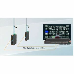 SilverNet SIL 73101P Transceiver/Media Converter - 2 Port(s)Network (RJ-45) - Twisted Pair, Optical Fiber - Multi-mode, Si