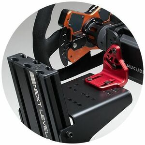 Next Level Racing F-GT Elite 160 Front & Side Mount Edition - For Gaming - Aluminum, Carbon Steel