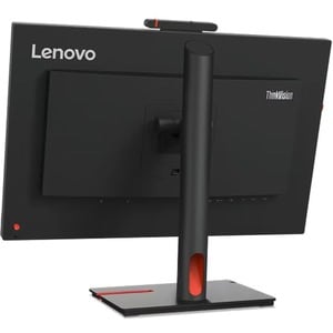 Lenovo ThinkVision T24mv-30 24" Class Webcam Full HD LCD Monitor - 16:9 - Raven Black - 60.5 cm (23.8") Viewable - In-plan