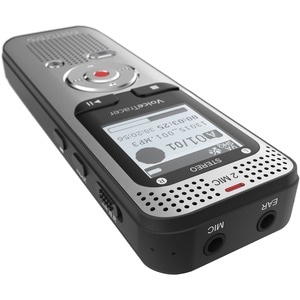 Philips VoiceTracer DVT2015 8GB Voice Recorder with Sembly Cloud Speech-to-Text Software - 8GB, Stereo Microphones, MicroS