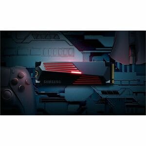 Samsung 990 PRO 2 TB Solid State Drive - M.2 2280 Internal - PCI Express NVMe (PCI Express NVMe 4.0 x4) - Gaming Console, 