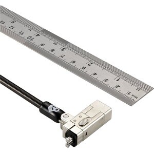 Kensington Slim NanoSaver 2.0 Keyed Laptop Lock - 1.80 m Cable - Keyed Lock - Carbon Steel - For Notebook