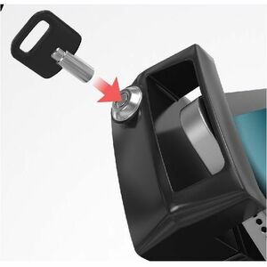 CTA Digital Security Desk Mount with USB Ports and Cable Routing for 7.9-12.5 Tablets (Black) - 7.90" to 12.90" Screen Sup