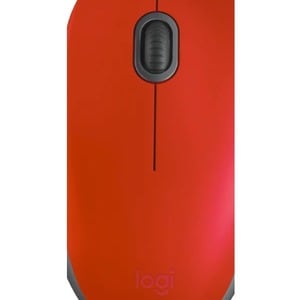 MOUSE COM FIO LOGITECH M110 SILENT VERMELHO B