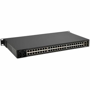 Tripp Lite series B098-048 Device Server - TAA-konform - Verdrilltes - 2 x Netzwerk (RJ-45) - 2 x USB - 48 x Serielle Schn