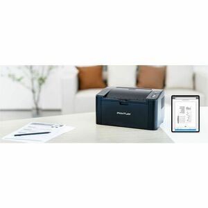 Pantum P2512W Desktop Wireless Laser Printer - Monochrome - 23 ppm Mono - Manual Duplex Print - 150 Sheets Input - Wireles