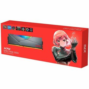 Módulo RAM XPG SPECTRIX D50 AX4U320016G16A-DW50 para Computadora de escritorio, Placa Base - 32GB (2 x 16GB) - RGB - DDR4-