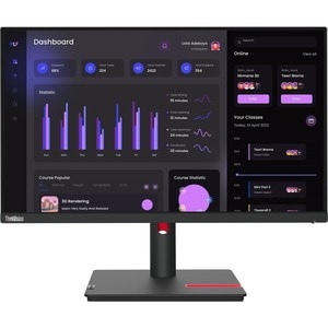 Lenovo ThinkVision T24i-30 24" Class Full HD LCD Monitor - 16:9 - 60.5 cm (23.8") Viewable - In-plane Switching (IPS) Tech