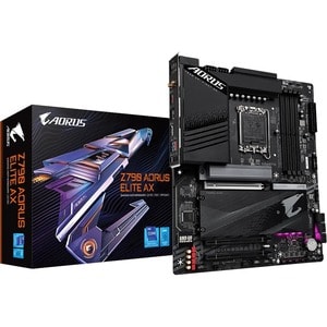 Aorus Z790 ELITE AX Desktop Motherboard - Intel Z790 Chipset - Socket LGA-1700 - ATX - Core, Pentium Gold, Celeron Process