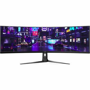 Asus ROG Strix XG49VQ 49" Class 4K Curved Screen Gaming LCD Monitor - 32:9 - Black - 49" Viewable - Vertical Alignment (VA