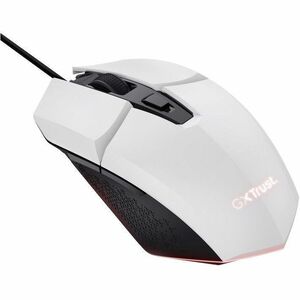 Trust Felox GXT 109 Gaming-Maus - USB 2.0 - Optisch - 6 Taste(n) - 6 Programmable Button(s) - Weiß - Kabel - 6400 dpi Aufl