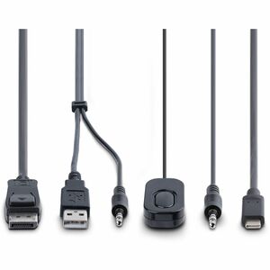 StarTech.com KVM Switchbox - 2 Computer(s) - 1 Local User(s) - 4K - 3840 x 2160 - 4 x USB - USB 2.0 - 2 x DisplayPort - De
