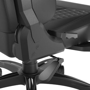 Sillón de Juego Corsair TC100 - Espuma de memoria, Acero, Nilón - Negro