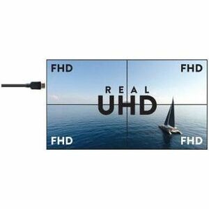 Vestel WY55B/2H 1397 mm LCD Digital Signage Display - 24 Hours/7 Days Operation - In-plane Switching (IPS) Technology - 19