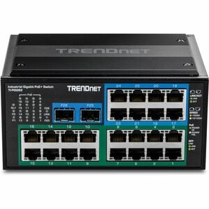 TRENDnet TI-PG262 24 Ports Ethernet Switch - Gigabit Ethernet - 1000Base-T, 100/1000Base-X - TAA Compliant - 2 Layer Suppo