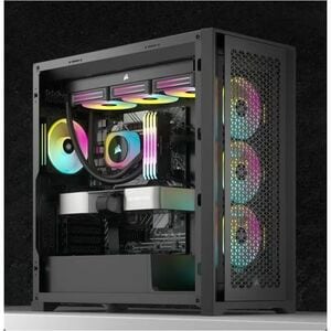 Corsair iCUE LINK QX120 RGB 120mm PWM PC Fan Expansion Kit - 1 x Fan(s) - 63.10 CFM Maximum Airflow - 2400 rpm - Magnetic 