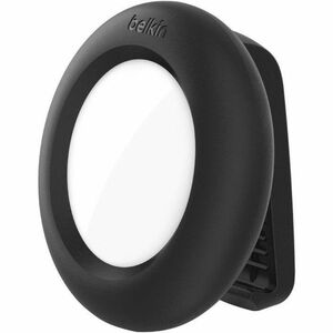 Belkin Secure Holder with Clip for AirTag - Black - Scratch Protection, Secure, Durable