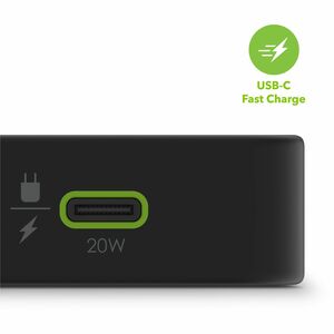 mophie Universal Powerstation Plus for Lightning and USB-C Devices - Up to 20W of Portable Power, Integrated Lightning and