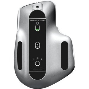 Logitech MX MASTER 3S for Mac Performance Wireless Mouse - Darkfield - Wireless - Bluetooth/Radio Frequency - 2.40 GHz - R