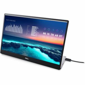 Dell P1424H 14" Class Full HD LED Monitor - 16:9 - Black - 35.6 cm (14") Viewable - In-plane Switching (IPS) Technology - 