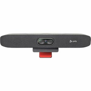 Poly Studio R30 USB Video Bar - Small Room Size Supported - 3840 x 2160 Video (Live) - 4K UHD - 30 fps - USB - Wireless LA