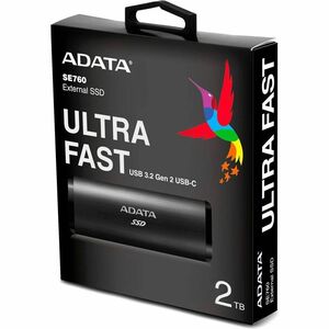 Adata SE760 2 TB Portable Solid State Drive - External - Titan Gray - Smartphone, Tablet, MacBook, Desktop PC, Notebook, G