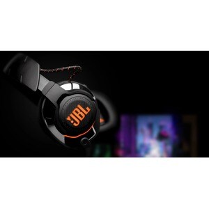 JBL Quantum 810 Wired/Wireless Over-the-ear Stereo Gaming Headset - Black - Binaural - Ear-cup - Bluetooth/RF - 32 Ohm - 2