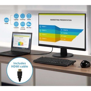 MONITOR USB-C FULL HD 1080P DE 24 PULGADAS CON BISEL ULTRAFINO SINCRONIZACION ADAPTATIVA 75HZ CARGA DE 15W ENTRADAS HDMI Y