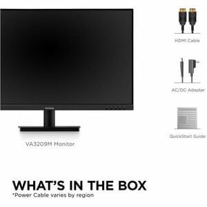 ViewSonic VA3209M 32 Inch IPS Full HD 1080p Monitor with Thin Bezels, 75Hz,Eye Care, HDMI, VGA Inputs for Home and Office 