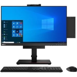 Desktop Computer Lenovo ThinkCentre M75q Gen 2 - AMD Ryzen 5 5600GE - 8 GB - 256 GB SSD - Sehr klein - Schwarz - AMD Chip 