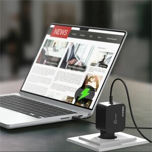 j5create JUP1565DCE3A-EN 67 W Adaptador de CA - 1 Pack - Adaptador universal - para MacBook, Chromebook, iPad Pro, MacBook