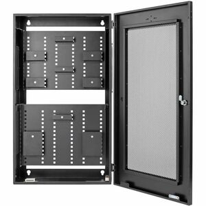 Tripp Lite series SmartRack SRWF6UMOD Cable Organizer - Black Powder Coat - Structured Wiring Enclosure - 3U Rack Height -