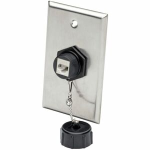 Tripp Lite series N206-KJ01-IND Network Connector - TAA Compliant - 1 x RJ-45 Network Female, 1 x 110-punchdown - Shieldin