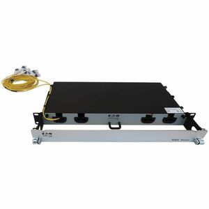 Tripp Lite by Eaton N48S-4L16L-10Network Patch Panel - Yellow - 4 x Duplex - 1U High - 19" Wide - Rack-mountable