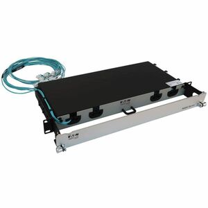 Tripp Lite series N48M-4L16L-10Network Patch Panel - Aqua - 4 x Duplex - 1U High - 19" Wide - Rack-mountable