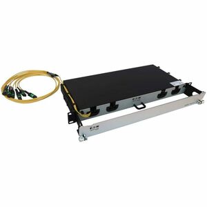 Tripp Lite by Eaton N48S-4M3X8M-10Network Patch Panel - Yellow - 1U High - 19" Wide - Rack-mountable