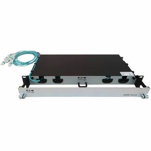 Tripp Lite series N48M-6L8L-10Network Patch Panel - Aqua - 6 x Duplex - 1U High - 19" Wide - Rack-mountable
