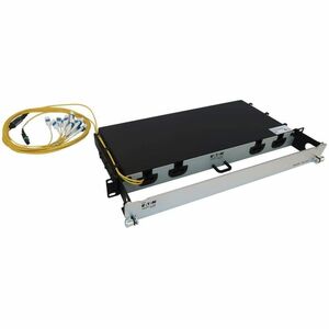 Tripp Lite series N48S-2M24L12-20Network Patch Panel - Yellow - 12 x Duplex - 1U High - 19" Wide - Rack-mountable