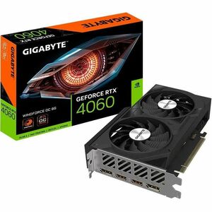 Gigabyte NVIDIA GeForce RTX 4060 Graphic Card - 8 GB GDDR6 - 7680 x 4320 - 2.48 GHz Core - 128 bit Bus Width - PCI Express